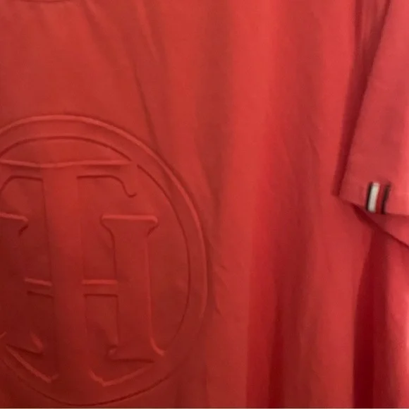 Tommy Hilfiger Colorful Orange (Plus Size 3XL) T-Shirt with iconic TH logo - Picture 2 of 7